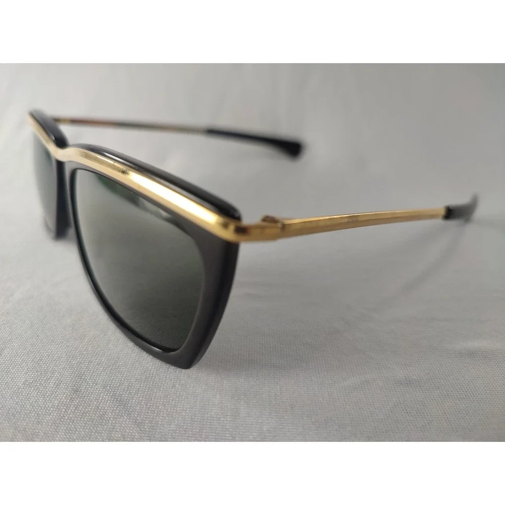 Vintage B&L Ray-Ban L1004 Olympian II Sunglasses Black & Gold G-15 Lenses USA